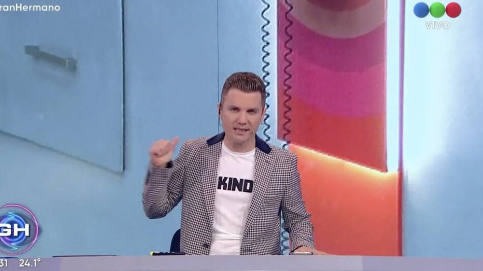 Santiago Del Moro anunció los cambios en Gran Hermano. Foto: Captura.