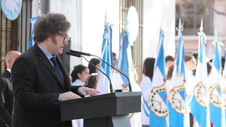 Javier Milei presentó el Plan Nacional de Alfabetización. Foto: prensa
