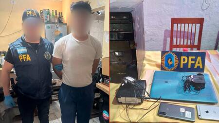 La detención del asistente terapéutico abusador en Paraná. Foto: Gentileza El Once.