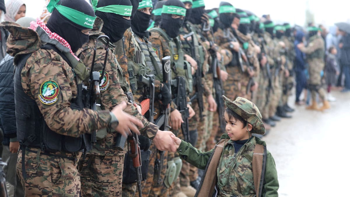 Militantes del grupo terroristas Hamás. Foto: Reuters (Ramadan Abed)