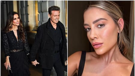 Paloma Cuevas junto a Luis Miguel y Michelle Salas. Fotos: archivo.