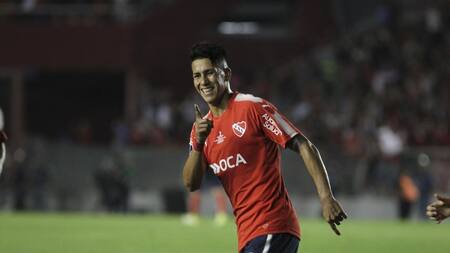 Festejo de gol de Independiente (NA)