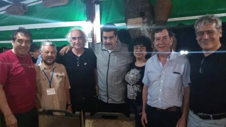 Nicolás Maduro se reunió con sindicalistas argentinos en Cuba