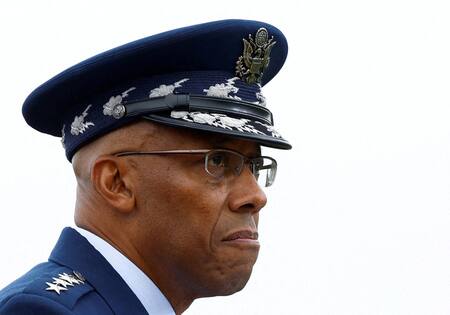 El jefe del Estado Mayor de Estados Unidos, el general Charles Brown. Foto: Reuters