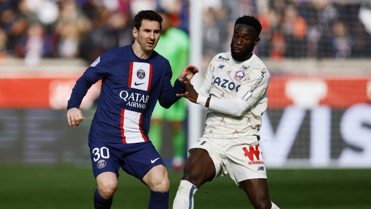 Paris St Germain vs Lille. Foto: Reuters.