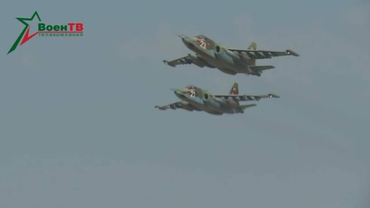 Aviones rusos. Foto: Twitter.