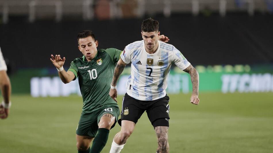 Rodrigo De Paul, Argentina vs Bolivia, Reuters