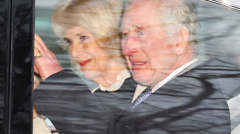 Reaparición en público del rey Carlos III tras el diagnóstico de cáncer. Foto: REUTERS.