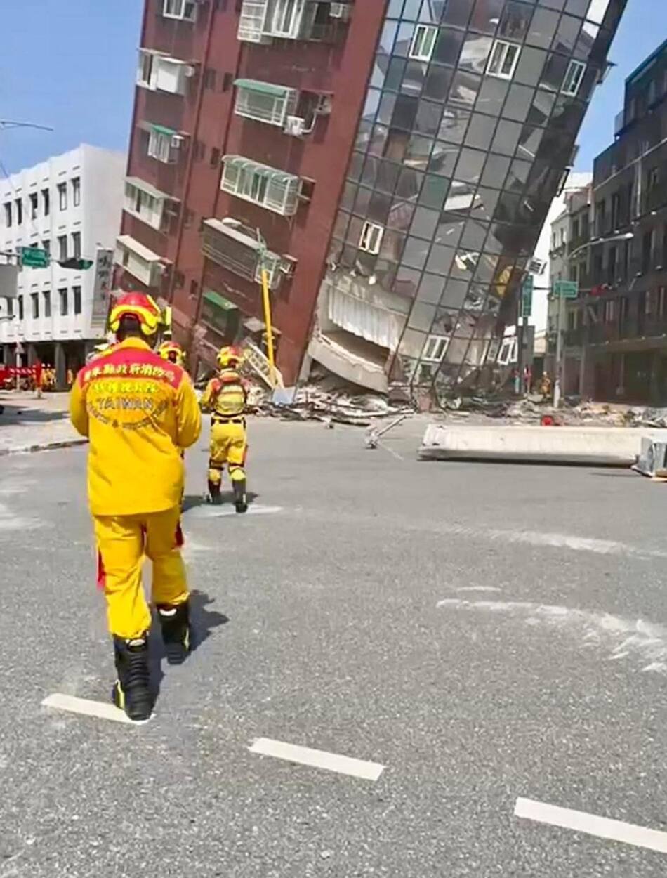 Terremoto en Taiwán. 2 de abril de 2024. EFE