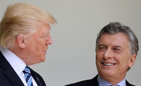 Donald Trump y Mauricio Macri (Reuters)