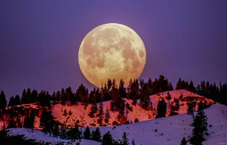 Luna de Nieve. Foto: Pexels.