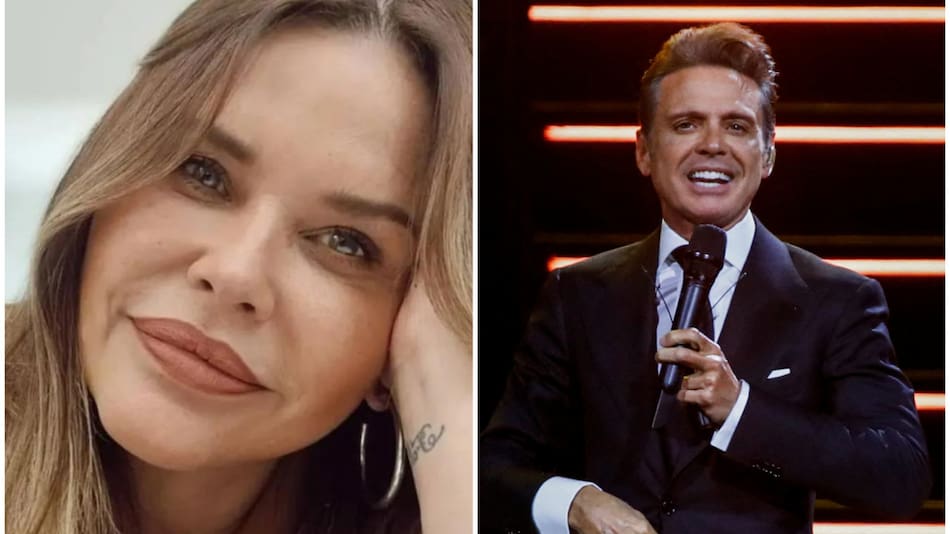 Nazarena Vélez y Luis Miguel. Fotos: Instagram - Reuters.