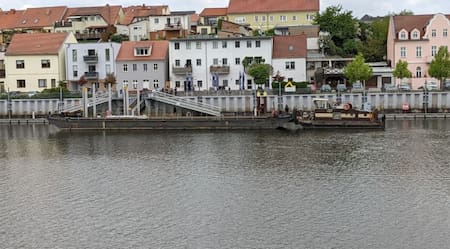 La ciudad de Eisenhüttenstadt, al este de Alemania. Foto: Google Earth.