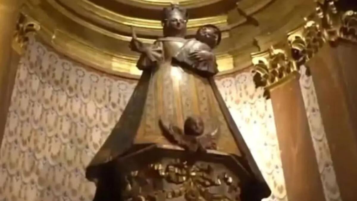 La Virgen Nuestra Señora de Nieva, de la Catedral de Córdoba. Foto: Gentileza La Voz.