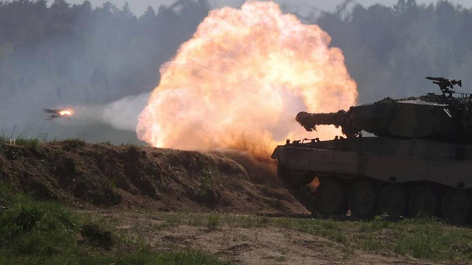 Guerra Rusia y Ucrania, tanques Leopard, Reuters