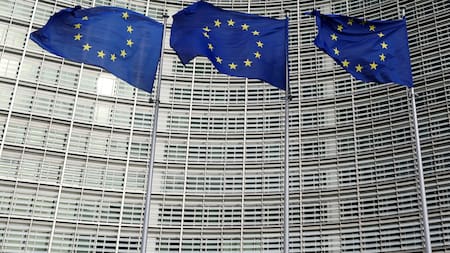 Banderas de la Unión Europea. Foto: Reuters