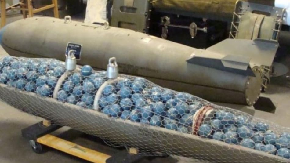 Bombas de racimo. Foto: EFE