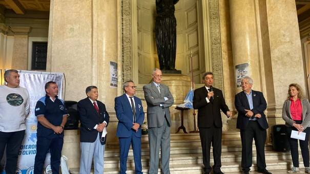 Acto en el Palacio de Justicia a 40 años de la gesta de Malvinas