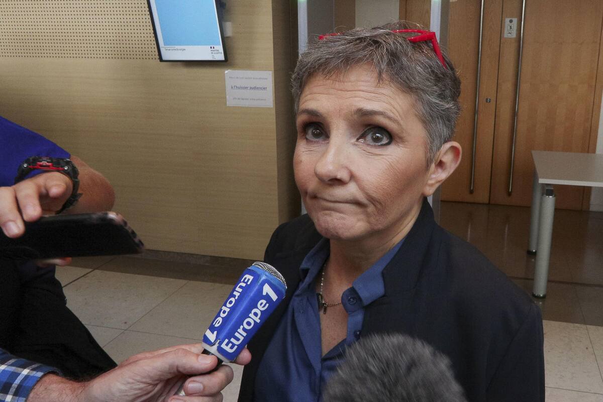 Béatrice Zavarro, abogada de Dominique Pélicot, el hombre acusado de drogar a su mujer para que sea violada. Foto: EFE.