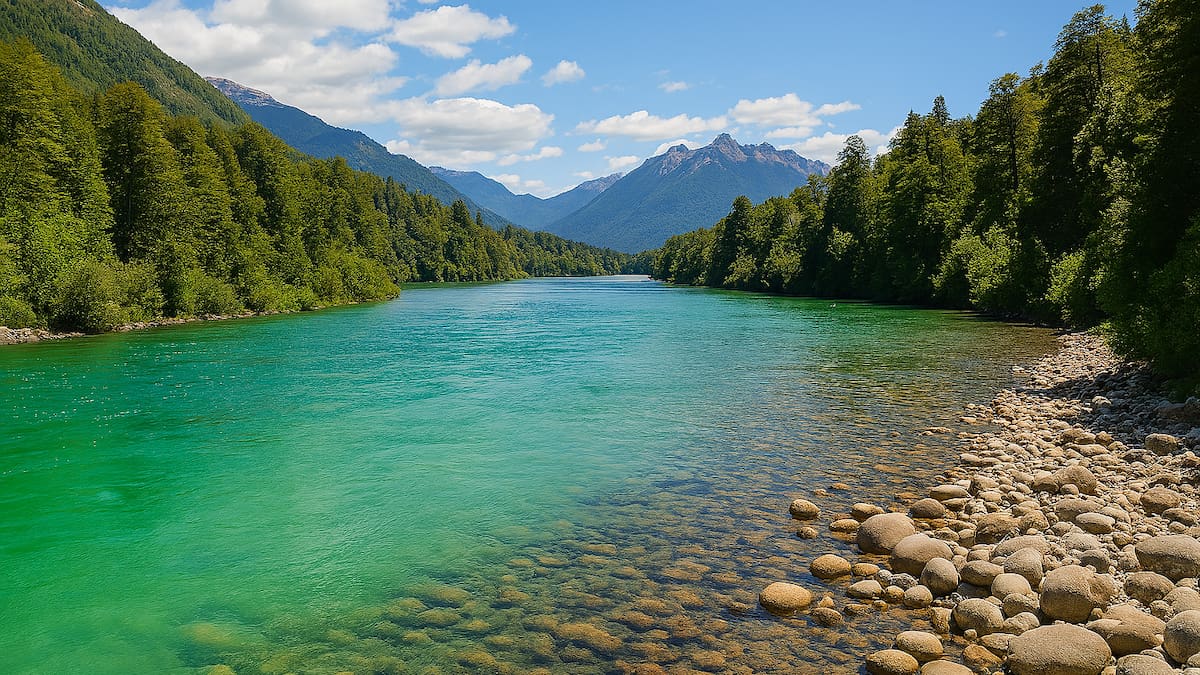 El río más bello de la Patagonia
