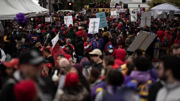 Estados Unidos: una huelga escolar en Los Ángeles deja sin clases a casi medio millón de estudiantes