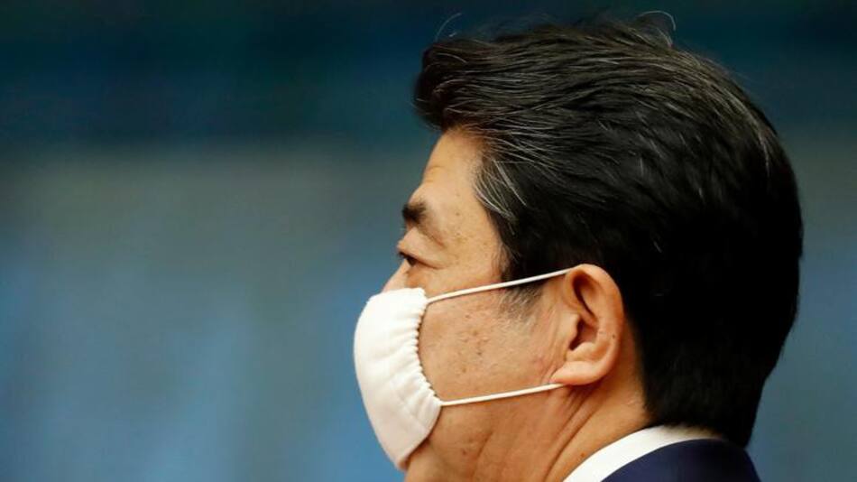 El primer ministro japonés Shinzo Abe, coronavirus