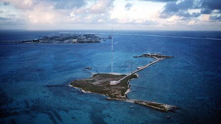 Atolón Johnson. Foto: Wikipedia.