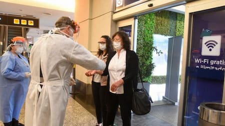 Coronavirus, Argentina, pandemia, llegada de pasajeros, NA