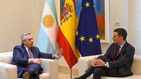 Alberto Fernández y Pedro Sánchez, Gobierno, Argentina, España, AFP