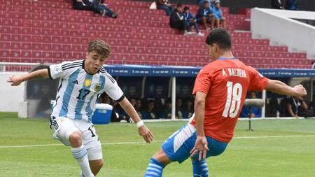 La Selección sub 17 empató sin goles ante Paraguay. Foto: Twitter @Argentina.