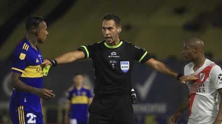 Facundo Tello en el Boca - River, AGENCIA NA