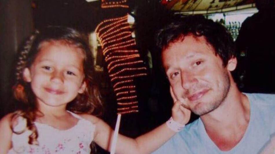 Benjamin Vicuña y su hija Blanca