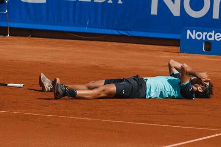 Francisco Cerúndolo, tenis, tenista, festejo, Foto NA