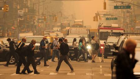 Incendios en Nueva York. Foto: Reuters