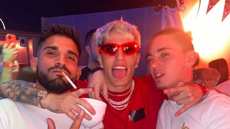 Alejandro Garnacho festejó su cumpleaños con una llamativa fiesta. Foto: Instagram @garnacho7.