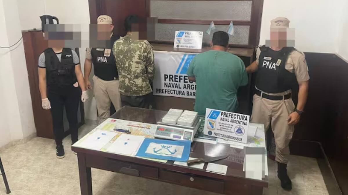 Detención de dos narcotraficantes paraguayos en Chaco.