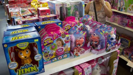 Juguetes, juguetería, Foto NA