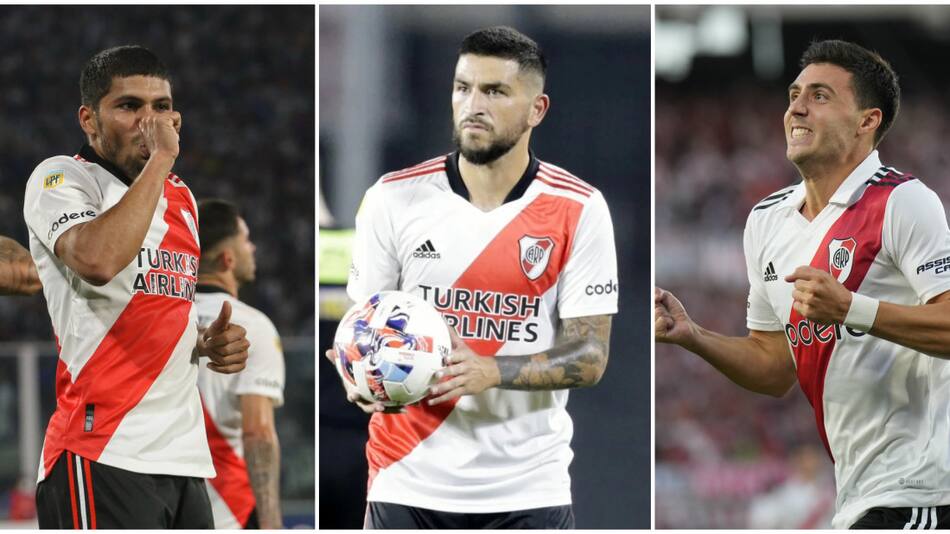 Robert Rojas, Elías Gómez y José Paradela.