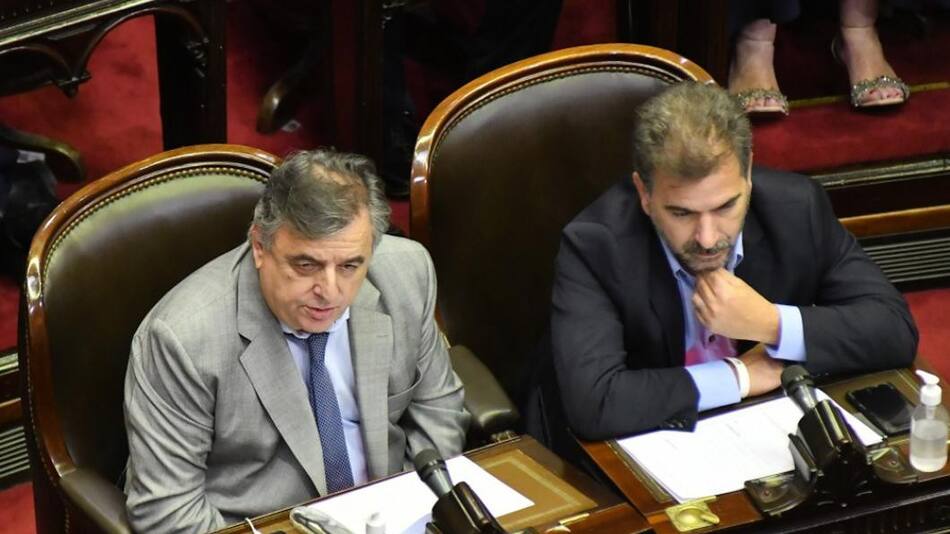 Mario Negri y Cristian Ritondo, Diputados, Juntos por el Cambio, NA