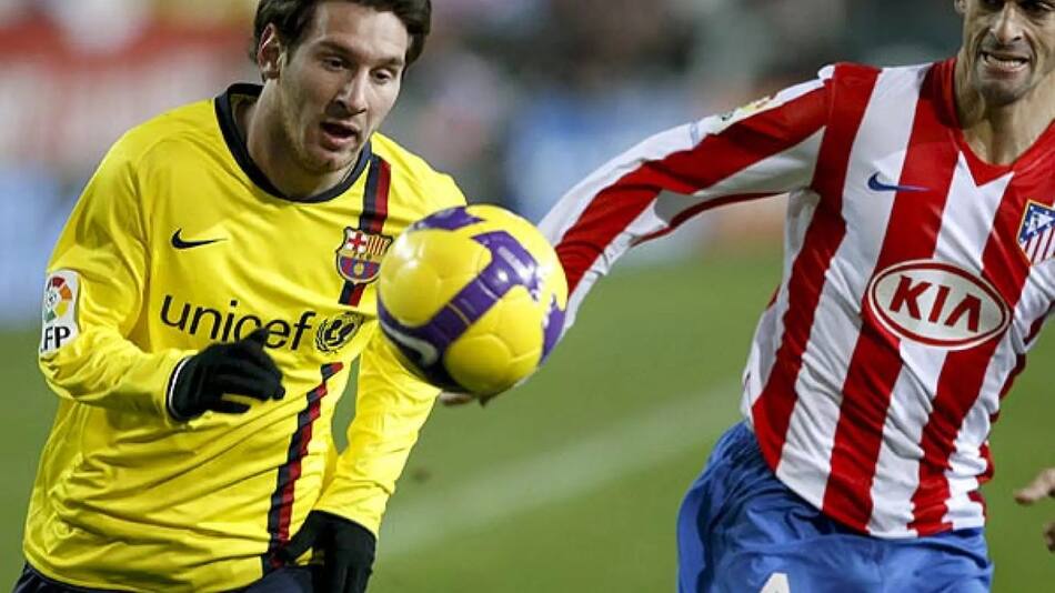 Mariano Pernía vs Messi. Foto: 20minutos