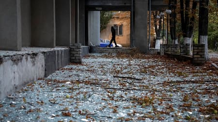 Ataque con drones en la guerra entre Rusia y Ucrania. Foto: Reuters.