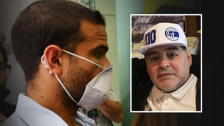 Diego Maradona, Carlos Díaz, psicólogo, fotos NA