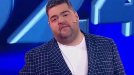 Darío Barassi en Ahora Caigo. Foto: NA.