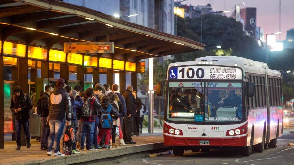 Colectivos. Foto: NA.