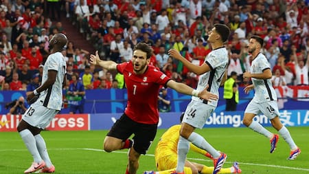 Khvicha Kvaratskhelia; Georgia vs. Portugal; Eurocopa. Foto: Reuters.