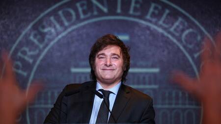 Javier Milei, presidente electo de la Argentina. Foto: Reuters