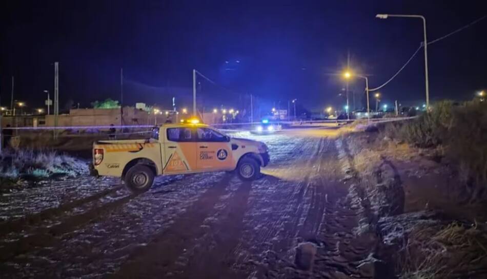 Horror en la localidad rionegrina de Catriel. Foto: gentileza La Mañana Neuquén
