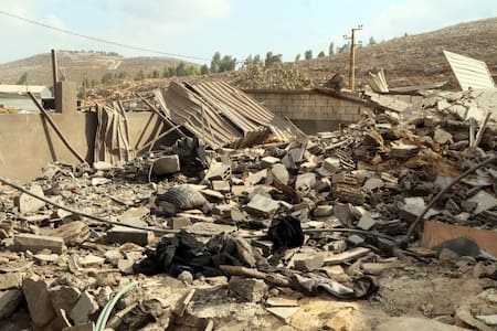 Ataque de Israel al sur de Libano. Foto: EFE.