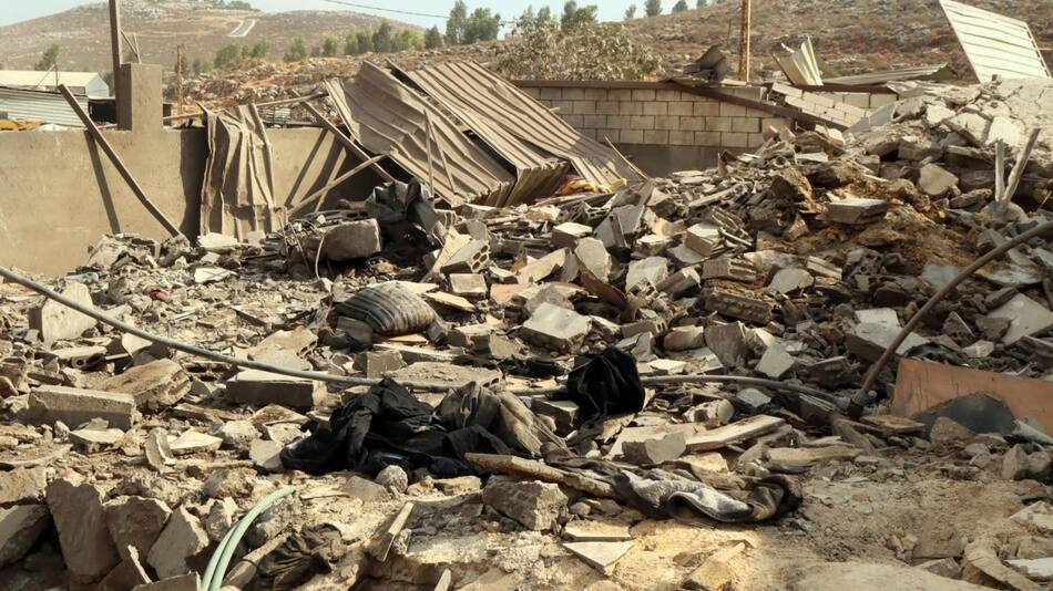 Ataque de Israel al sur de Libano. Foto: EFE.