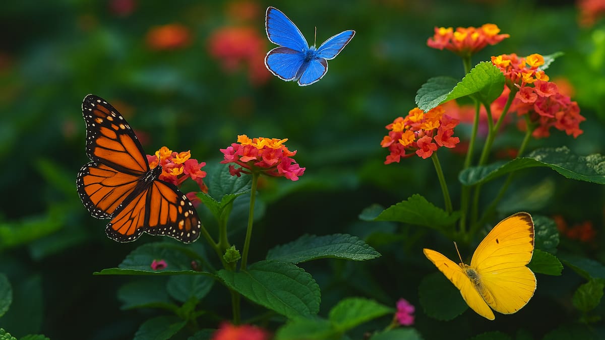 Un paraíso de mariposas en tu jardín: la planta que florece en otoño y llena de color cualquier espacio de tu casa